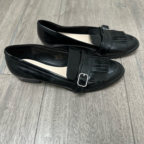 Nine West black patent leather Hexrao loafers size 8 - Picture 3 of 3
